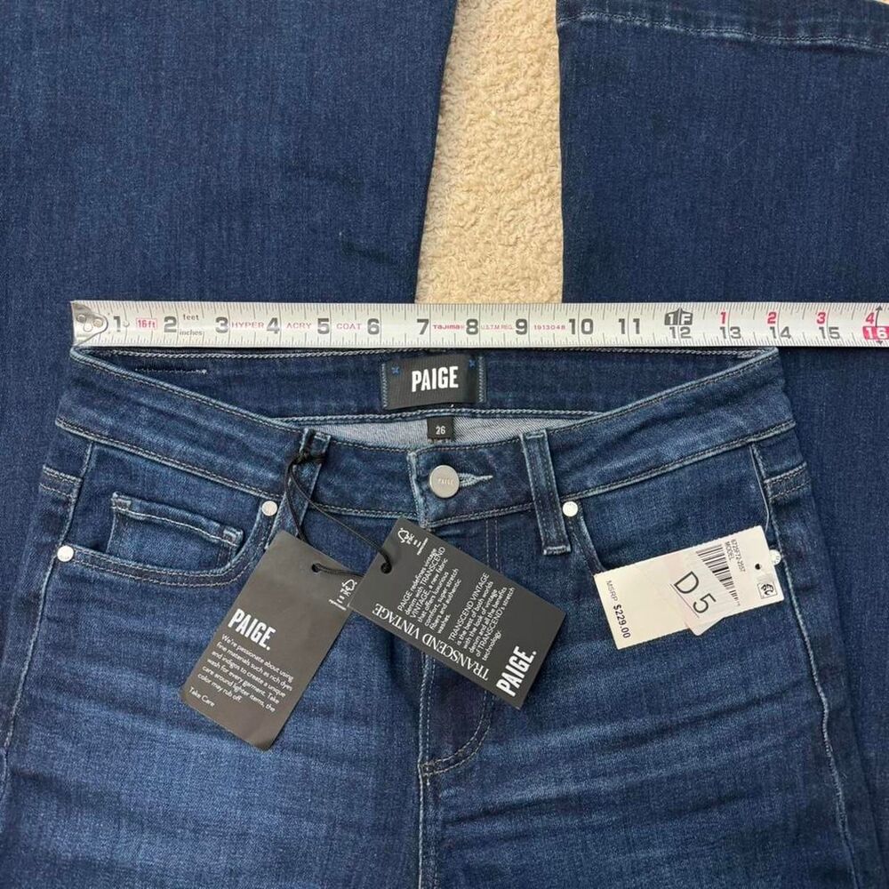 Paige Genevieve Flare Jean in Bespoke size 26 NWT - Picture 7 of 9